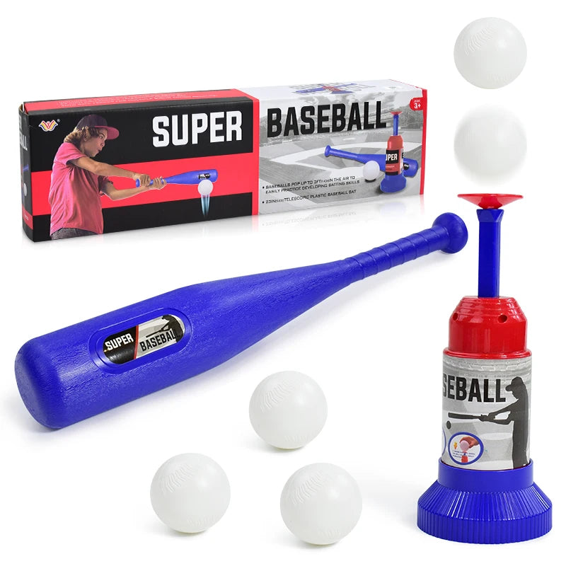 Kids Baseball Toy Set – Automatic Pitching Machine with Bat & Balls