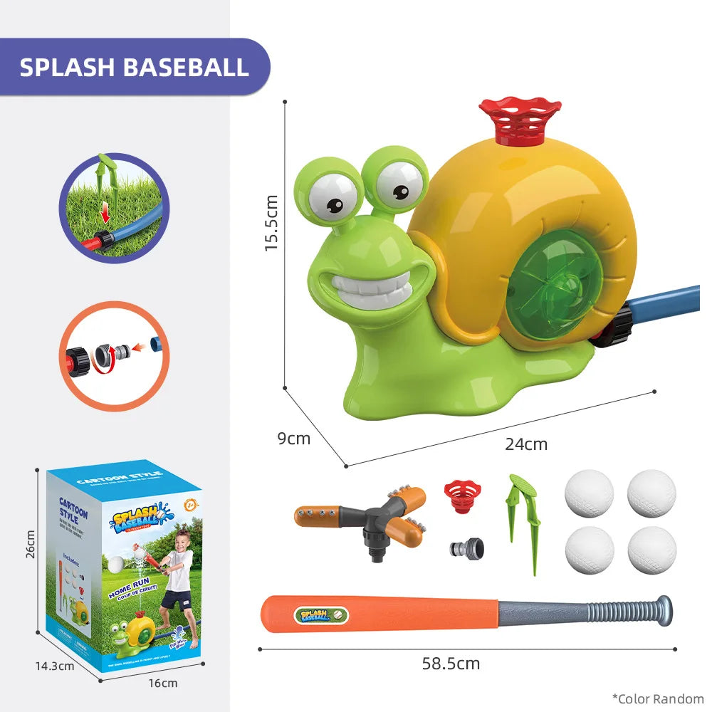 Outdoor Baseball Sprinkler Toy for Kids